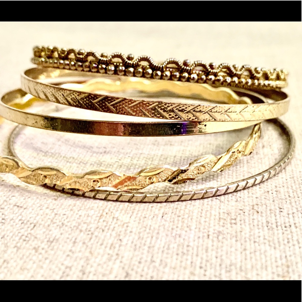 Vintage Bangle Bracelet Set